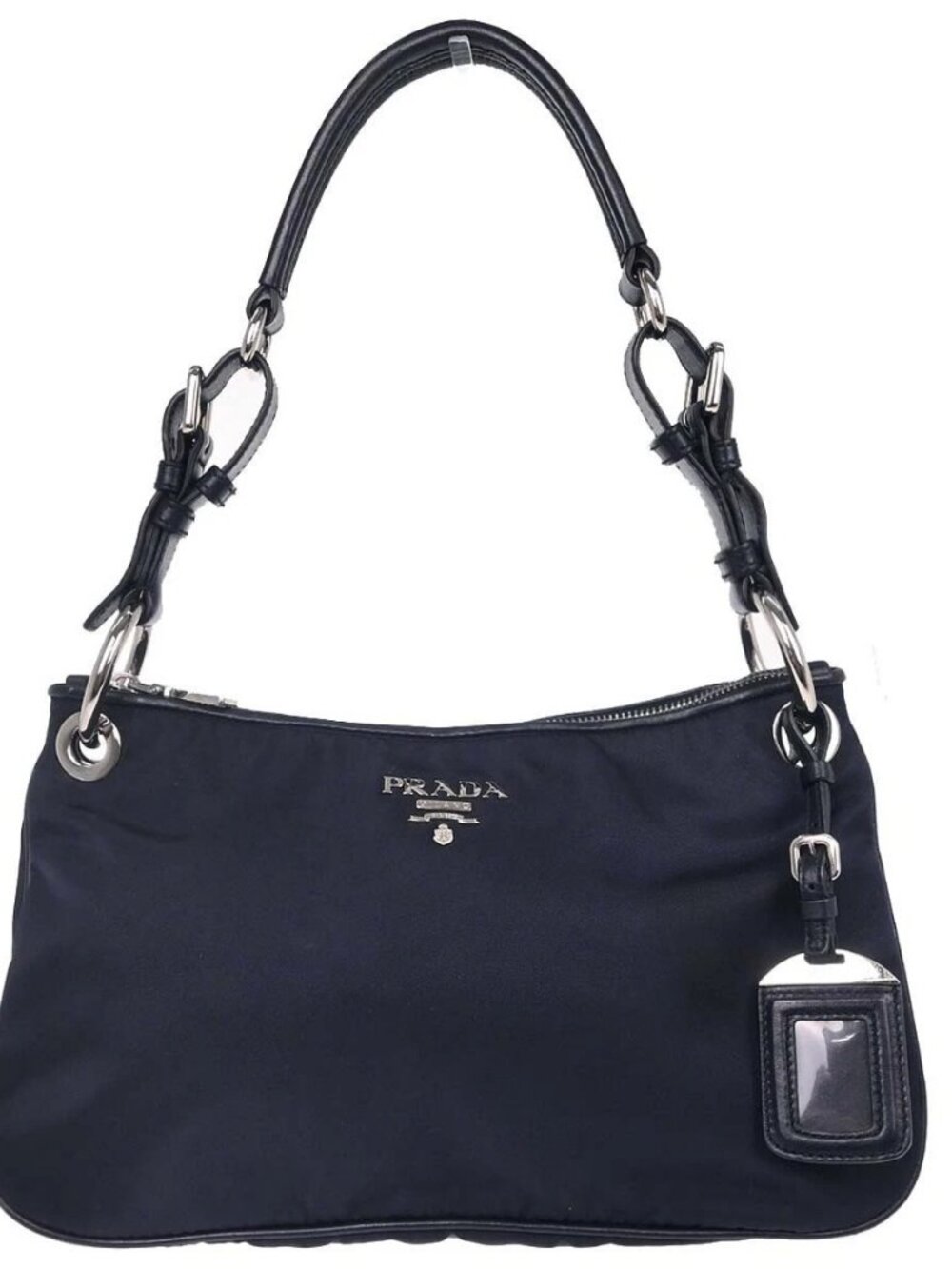 Prada Navy Nylon Handbag 7/H/208 197011
